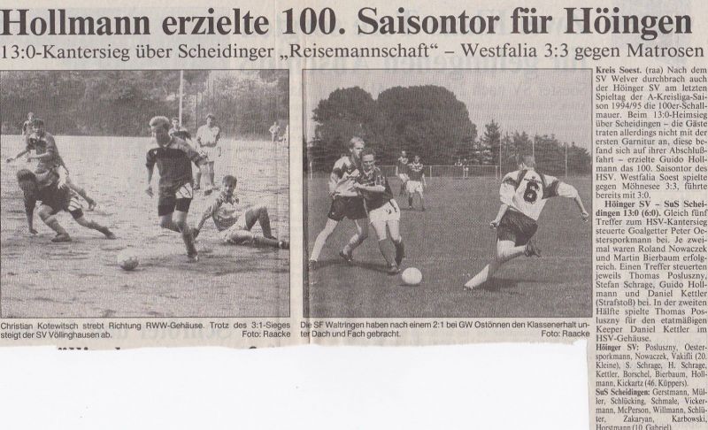 1995-Zeitung-100.-Saisontor