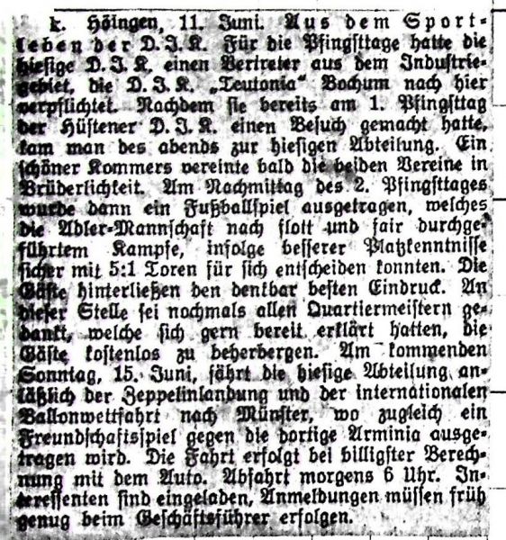 1930-Spiel-gegen-Teutonia-Bochum-zu-Pfingsten-mit-Beherbung-der-Gaeste