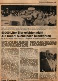 1. Schweinerennen -  Zeitungsartikel