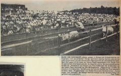 2. Schweinerennen - Zeitungsartikel und Fotos