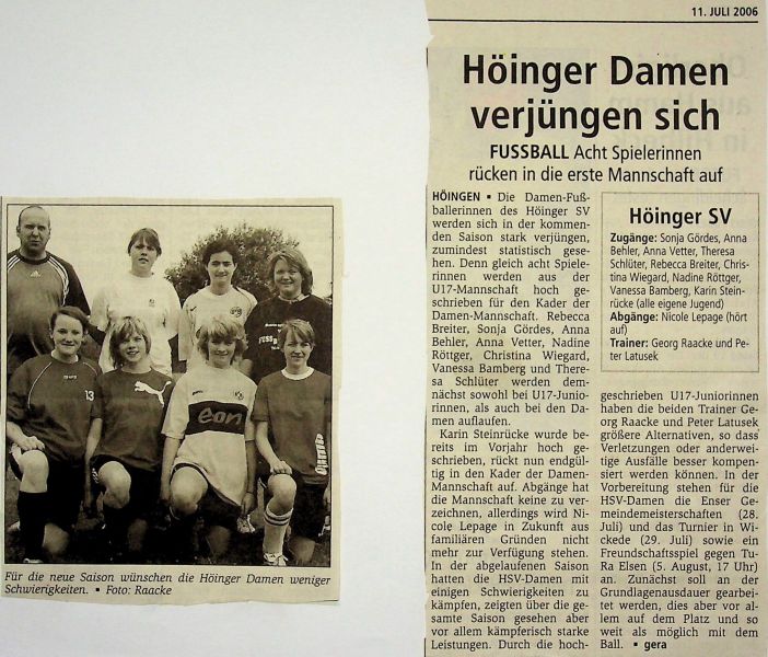 2006-Damen-Saisonvorbericht