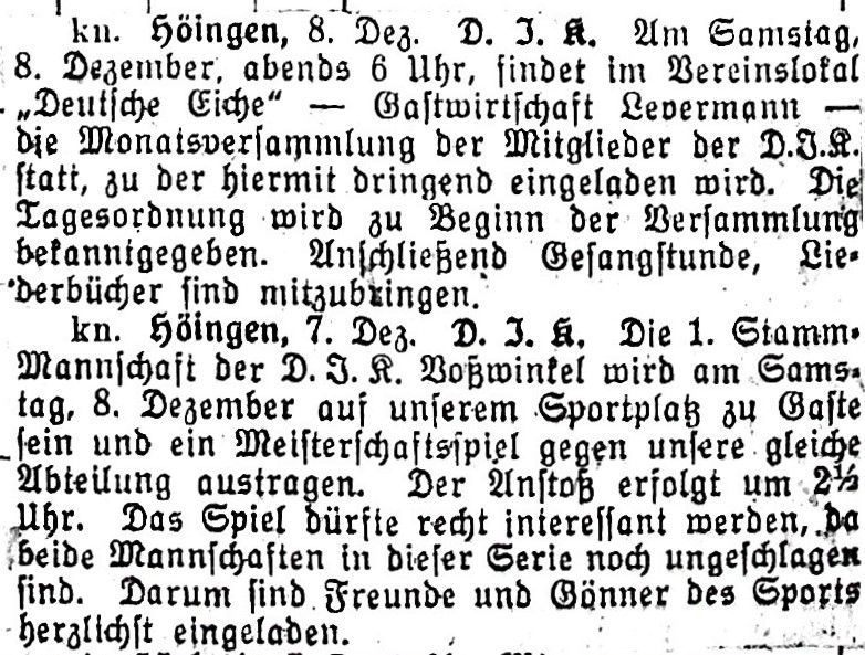 1928-Einladung-Monatsversammlung-und-Spitzenspiel-gegen-Vosswinkel