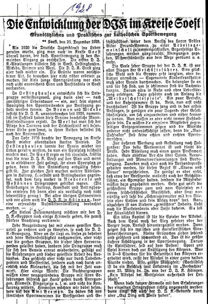 1928-Zeitungsartikel-zur-DJK-allgemein