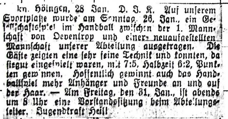 1930-Handball-01-Spiel-der-neu-gegruendeten-Abteilung