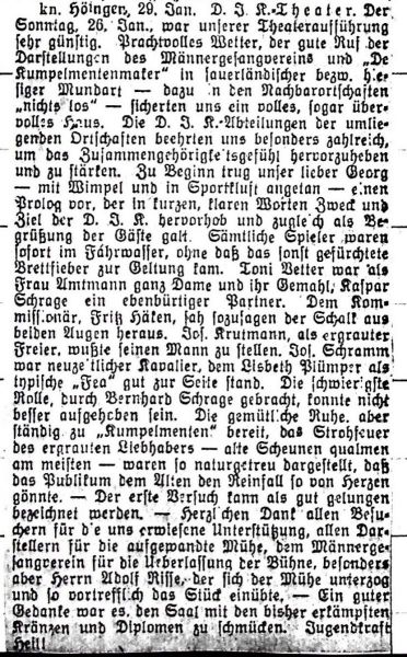 1930-Lustspiel-in-sauerlaendischer-Mundart-Bericht-sehr-interessant