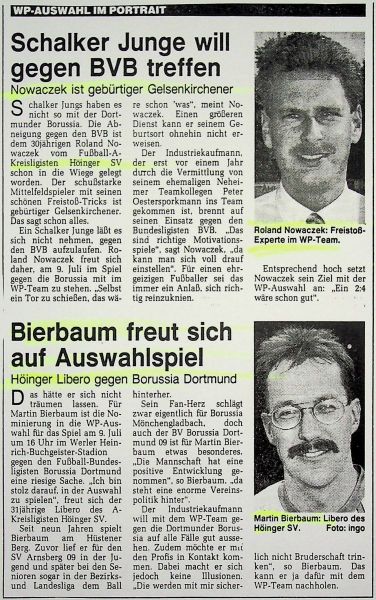1994-Auswahlspiel-gegen-BVB-in-Werl-Portrait-Novaczek-Bierbaum