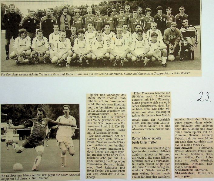 2005-Maine-Football-Club-gegen-Ense-Auswahl