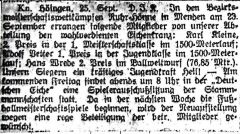 Freizeit & Breitensport - Vorkriegszeit