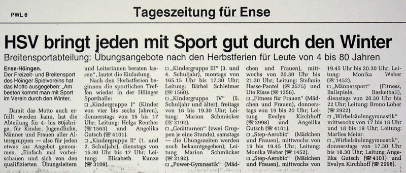 1998-Breitensportangebot