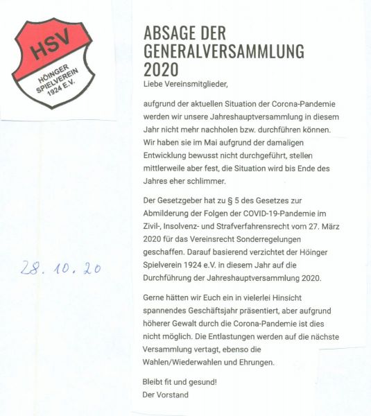 2020-10-28-Coronaabsage-Generalversammlung