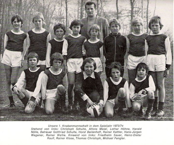 1974-Knabenmannschaft