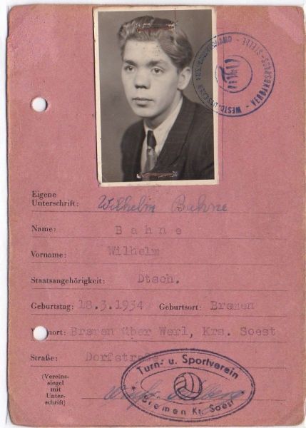 Spielerpass-Wilhelm-Bahne