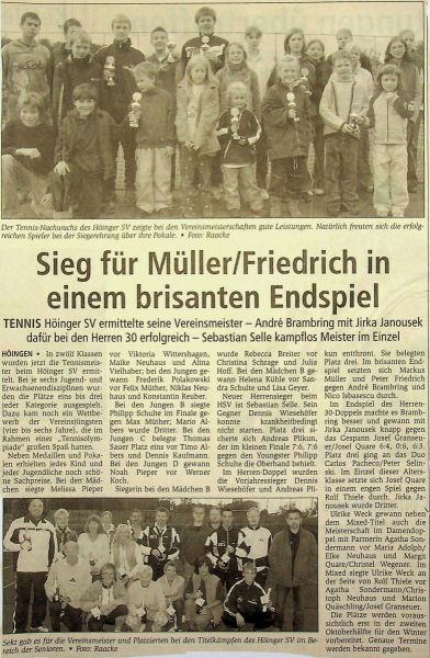 2004-Vereinsmeisterschaften