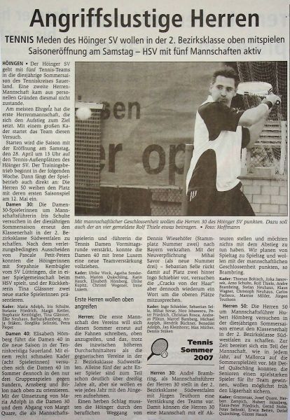 2007-Saisonvorbericht