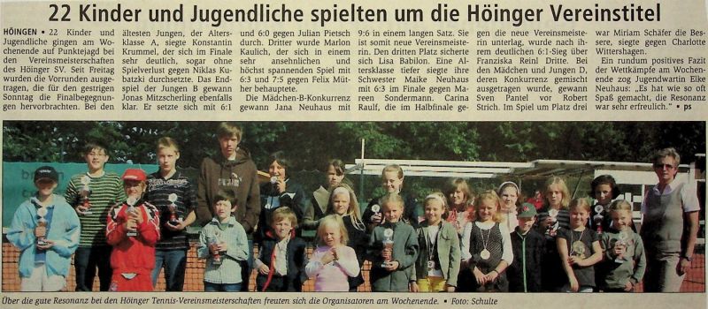 2008-Jugendvereinsmeisterschaften