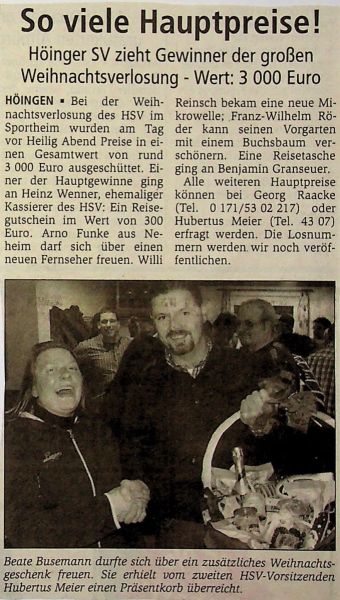 2006-Weihnachtsverlosung