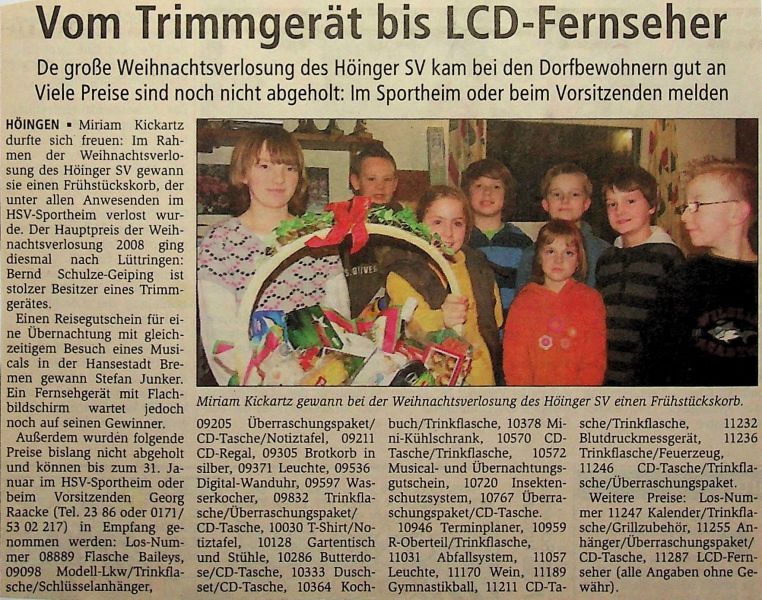 2008-Weohnachtsverlosung